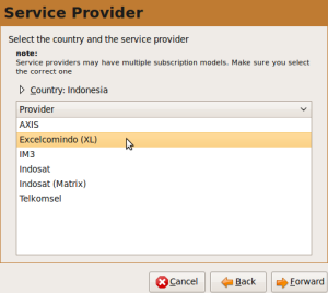 Select Service Provider